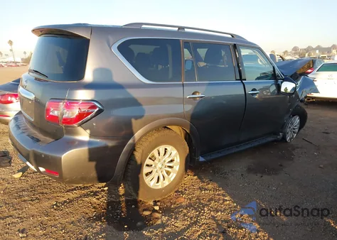 2019 Nissan Armada Sv z USA, uszkodzony, nr VIN JN8AY2NC6K9588971